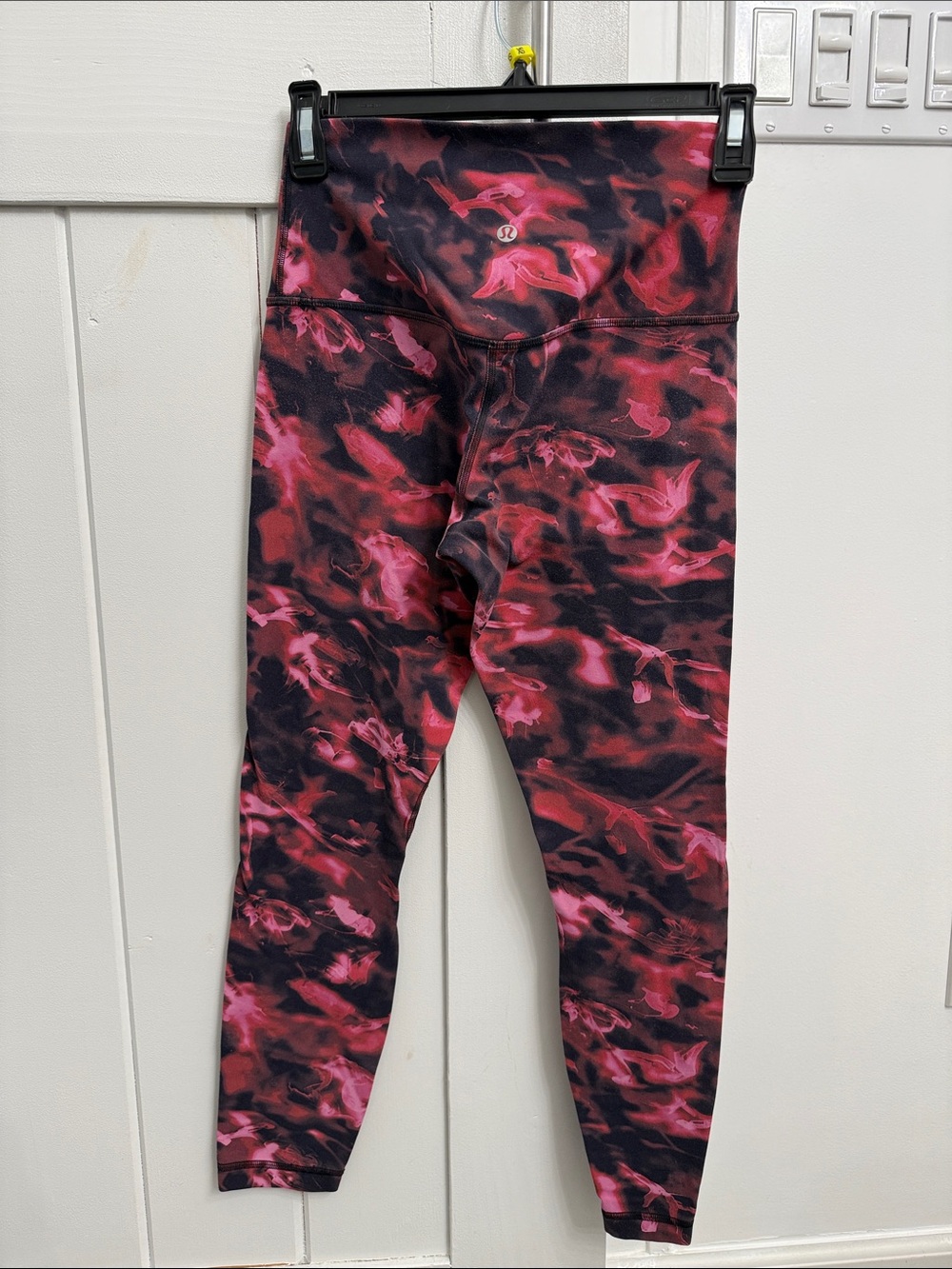 Lululemon Align Pink & Black Printed Leggings